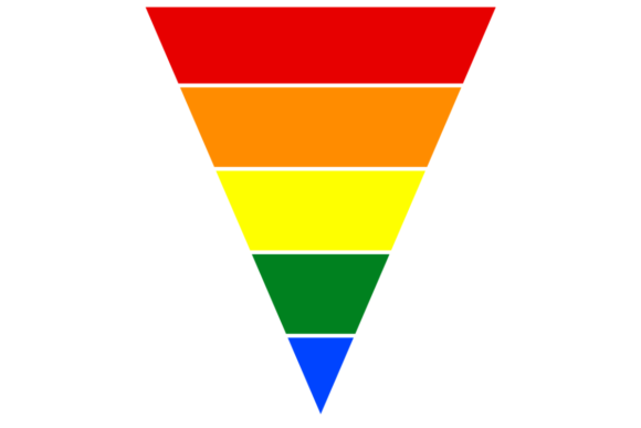Download Retro Triangle LGBT Pride Background - Background Collection