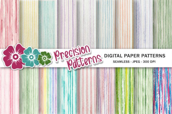 Download Watercolor Stripes Background Bundle - Background Collection