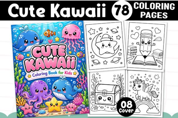 Download Cute Kawaii Coloring Pages for Adults - Adult Collection