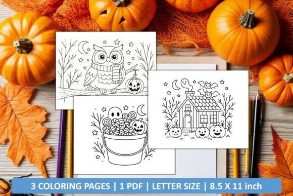 Download Cute Happy Halloween Coloring Pages - Happy Collection