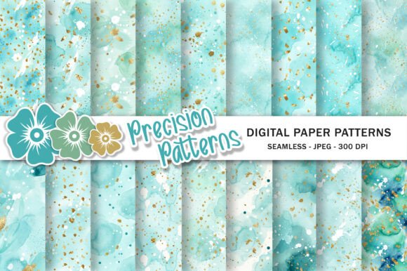 Download Aqua Turquoise Watercolor Background - Background Collection