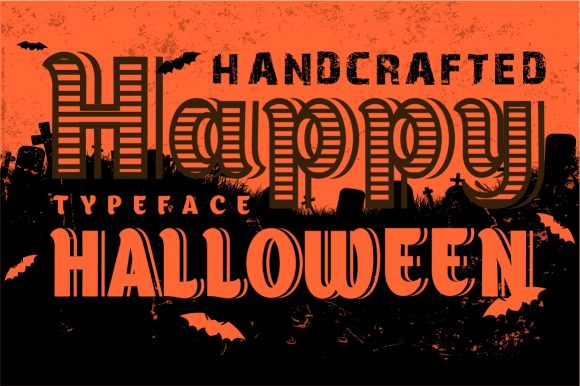 Download Happy Halloween Handcrafted Typeface - Happy Collection
