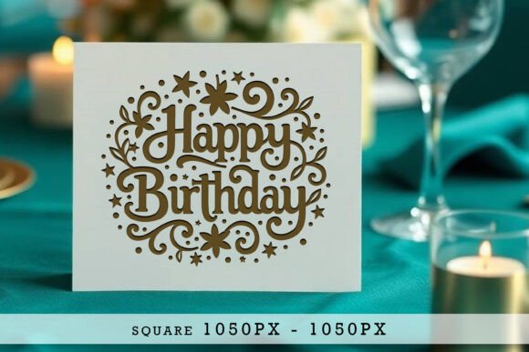 Download Cricut Happy Birthday Card SVG - Happy Collection