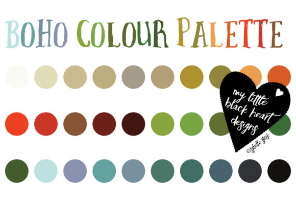 Download Freebie: Boho Colour Palette - Freebie Collection
