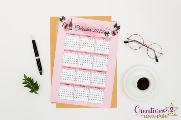 Download Calendar 2022 Option 01 -  Freebie - Freebie Collection