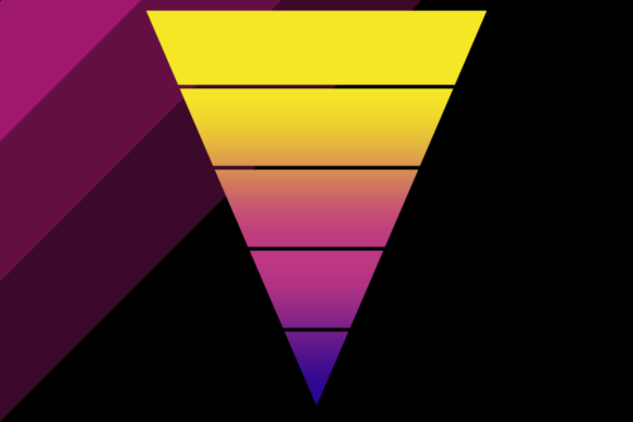 Download Retro Synthwave Triangle Background - Background Collection