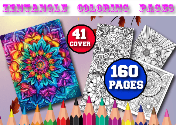Download Zentangle Coloring Book for Adults - Adult Collection