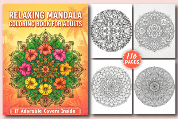 Download Relaxing Mandala Coloring Book for Adult - Adult Collection