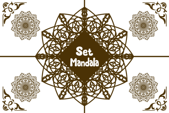 Download Mandala Set Background Ornate Design - Background Collection
