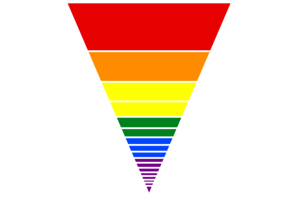 Download Retro Triangle LGBT Pride Background - Background Collection