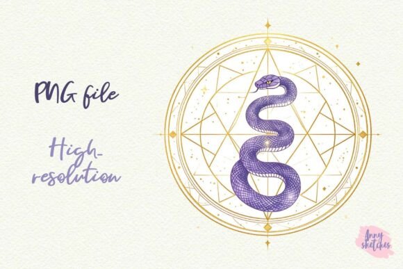 Download Serpent Snake Sacred Geometry Clipart - Sacred Collection