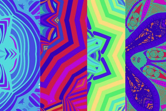 Download Multicolored Mandala Inspired Background - Background Collection