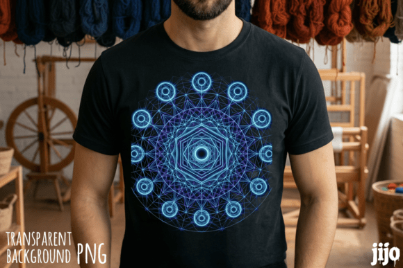Download Mandala Geometric Sacred Blue PNG - Sacred Collection