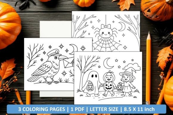 Download Cute Happy Halloween Coloring Pages - Happy Collection