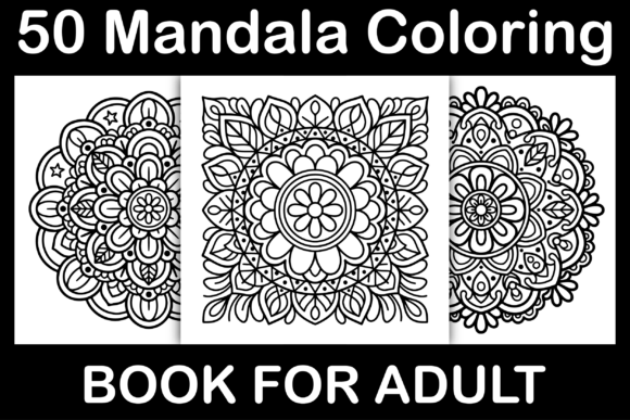 Download 50 Mandala Coloring Book for Adults - Adult Collection