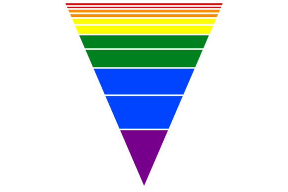 Download Retro Triangle LGBT Pride Background - Background Collection