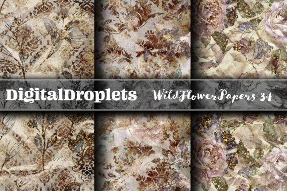 Download Wild Flowers Papers | FREEBIE - Freebie Collection