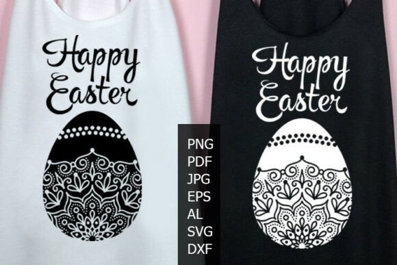 Download Happy Easter Eggs Tshirt Png Mandala Svg - Happy Collection