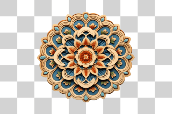 Download Round Ornament with Png Background - Background Collection