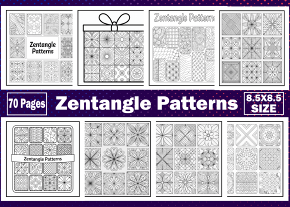 Download Zentangle Patterns Adults Coloring Book - Adult Collection