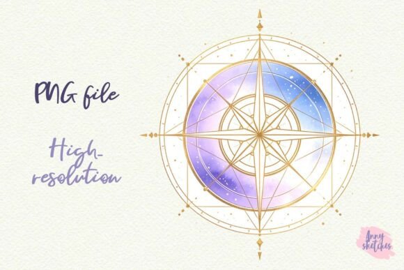 Download Masonic Compass Sacred Geometry Clipart - Sacred Collection