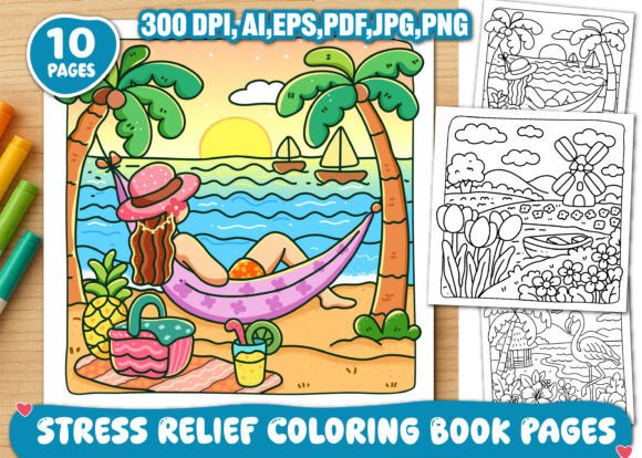 Download Stress Relief Adult Coloring Book Pages - Adult Collection