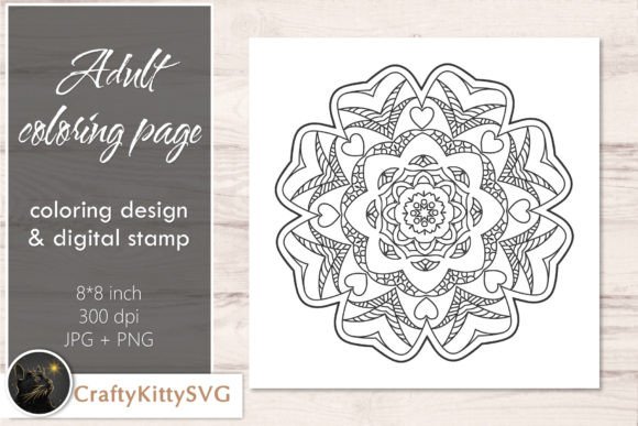 Download Mandala Art Adult Coloring Book Page - Adult Collection