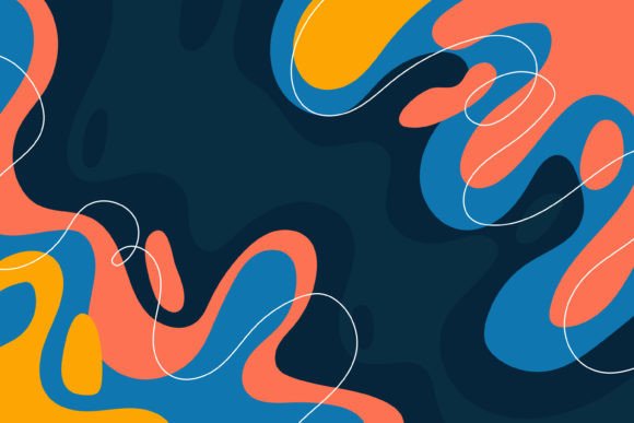 Download Abstract Background in Bright Colors - Background Collection