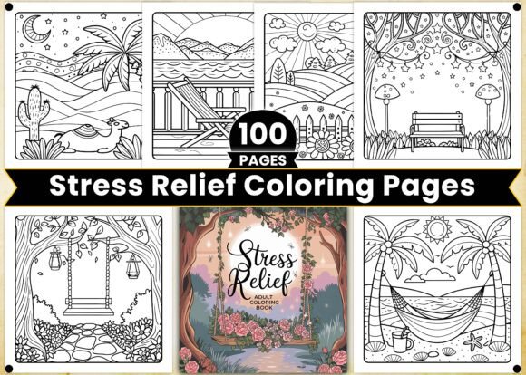 Download Stress Relief Adult Coloring Book Pages - Adult Collection